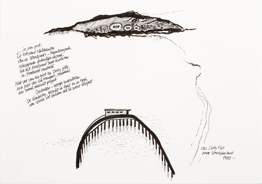 Waar ik was daar ben ik - In een grot (de rotsschilderingen) - Australi&euml; 1996, 2015