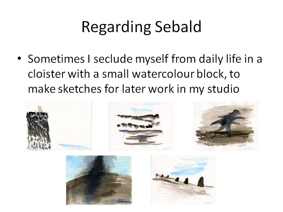 Regarding Sebald - slide 3
