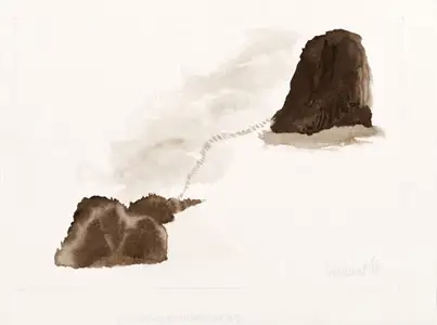 Een wolkenpad van duin naar berg, 2015