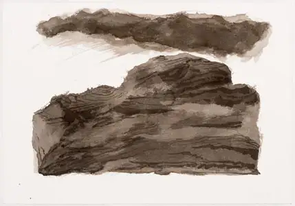 Gesprek tussen rots en wolk,2016